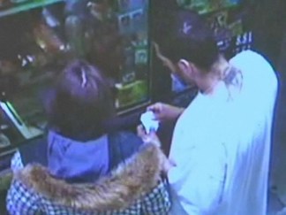 Surveillance Video: Suspects at Gas Station After Bat Attack
