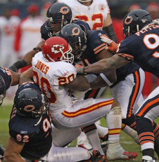 Bears, Chiefs Game Action