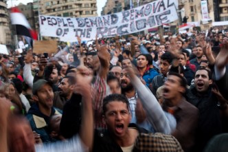 Protesters Still Defiant After Mubarak Announcement