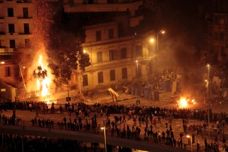 Gunfire Breaks Out as Mubarak Allies and Foes Clash