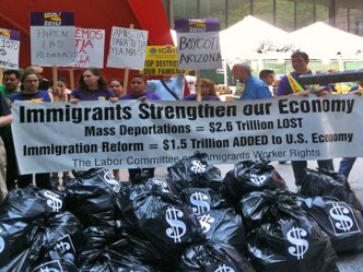 Chicago Protesters: Don't Deport Our Economy