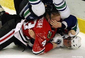 Hawks Enforcer Burish Out For Season