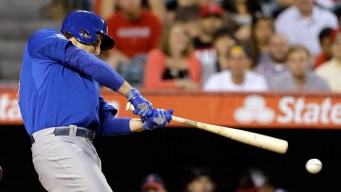 Rizzo Hits 3-Run Double, Cubs Beat Angels