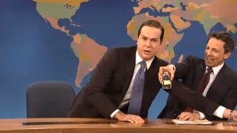 Thirsty "Rubio" Has Another Drink on "SNL"
