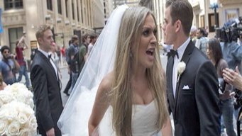 Wedding Party Swarmed by Protesters