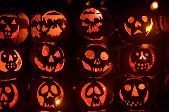 Carving Pumpkins in Wicker Park