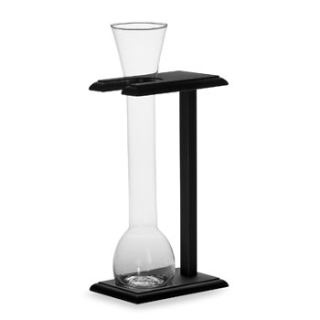 Beer-by-the-Yard Glass and Holder
