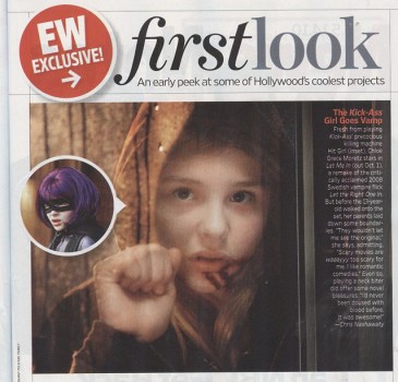 First Look of Chloe Moretz in "Let the Right One In" Remake
