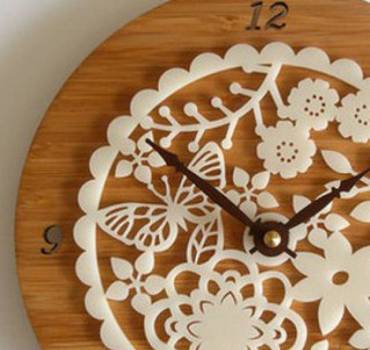 Kirie Bamboo Clock
