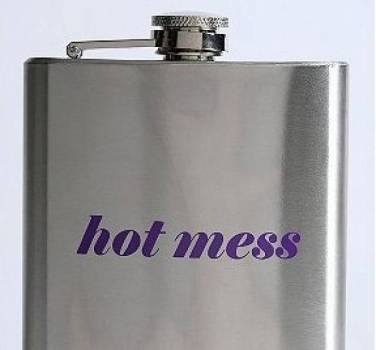 Hot Mess Flask