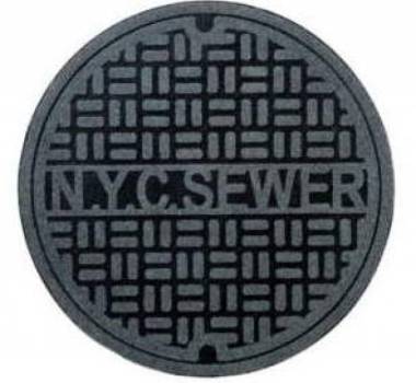 Manhole Cover Floor Mat 