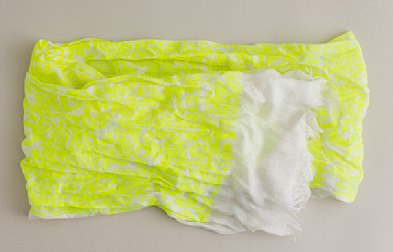 Silk Neon Paisley Scarf