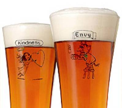 Holiday Gift: Vice and Virtue Beer Glasses