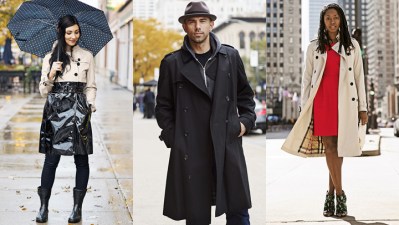 Burberry Unleashes Trench Coats on Chicago