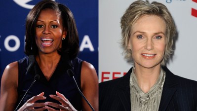 First Lady, Jane Lynch Headline Fund-Raiser