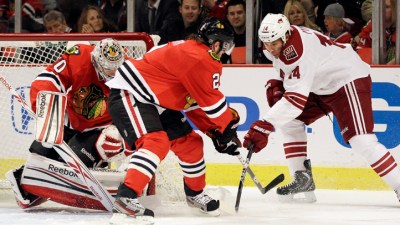 Hawks Fall to Coyotes in OT