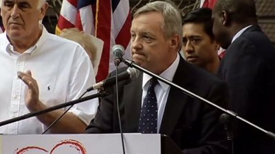 Durbin Speaks at May Day March