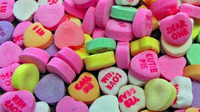 Candy Hearts for the Chicago Bears
