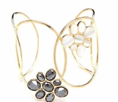 Gemstone Circle Cuff