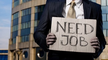 One laid-off executive finally found a job by thinking outside the box.
