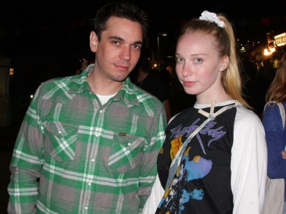 DJ AM's girlfriend Hayley Wood said she loved him "very much."