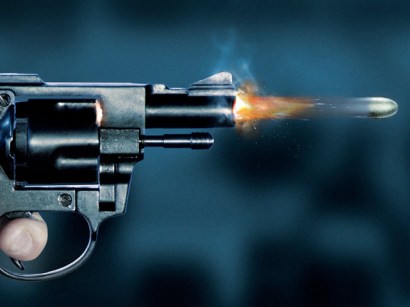 FILE IMAGE: Bullet fired from a revolver