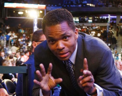 DENVER - AUGUST 26:  U.S. Rep. Jesse Jackson Jr. (D-IL) walks on the floor during day two of the Democratic National Convention (DNC) at the Pepsi Center August 26, 2008 in Denver, Colorado. U.S. Sen. Barack Obama (D-IL) will be officially be nominated as