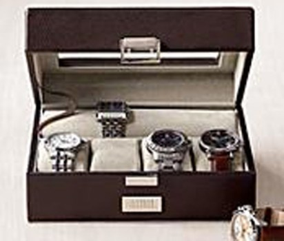 Men's Leather Watch Case