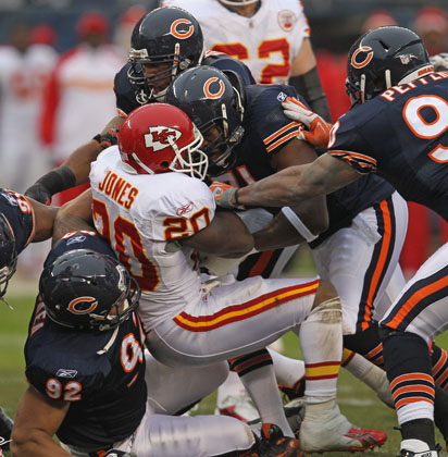 Bears, Chiefs Game Action