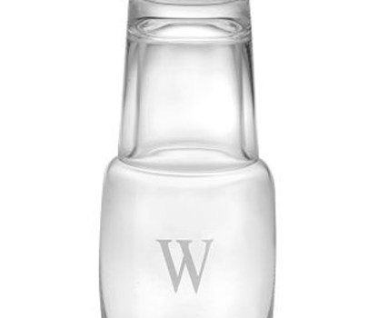 Monogrammed Wine Carafe