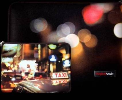 Taxi Ride Laptop Cover
