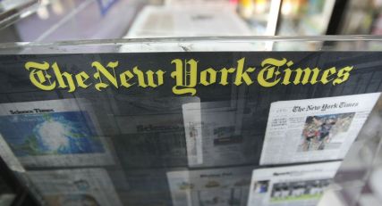 "Gray Lady" Has Black Letter Day