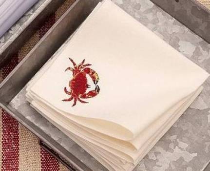Crab Cocktail Napkins