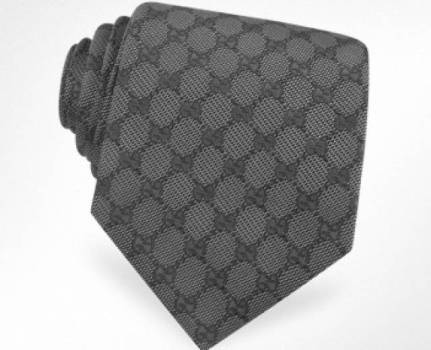 Gucci Diamond Patterned Tie