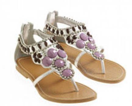 Beaded Sandal