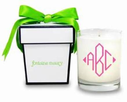 Monogram Candle