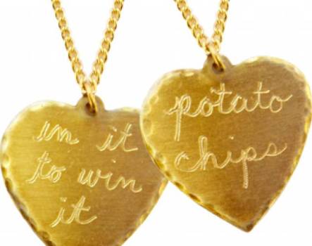 Sweet Nothing Heart Necklace