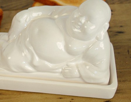Buddha  Butter Dish