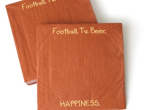 Football = Happiness Napkins
