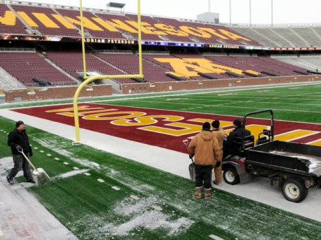 On Frozen Field ...