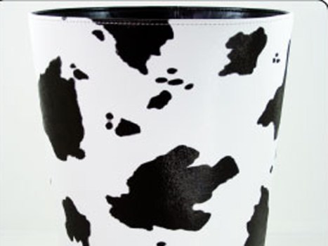 Animal Print Wastebasket