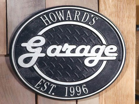 Personalized Garage Sign