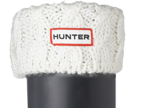 Cable-Cuff Welly Socks