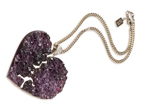 Purple Heart Necklace