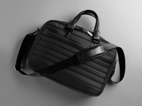 Quilted Nylon Laptop Bag