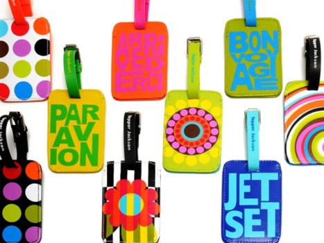 Tepper Jackson's luggage tags