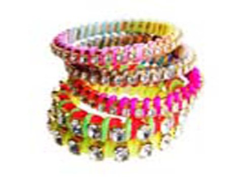 Satin Cord Wrapped Bracelets