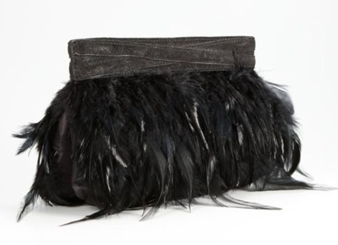 Feather Clutch
