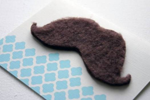 Mustache Card