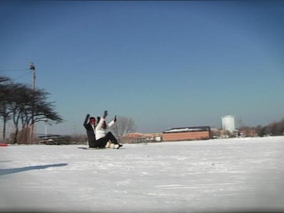 NBC5 Crew Dreads the Sled